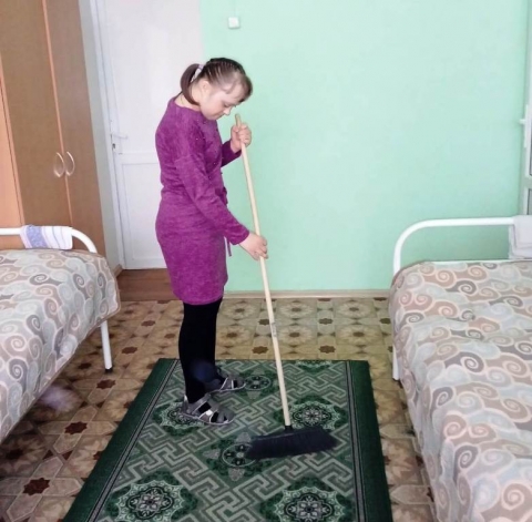 День уборки в комнате