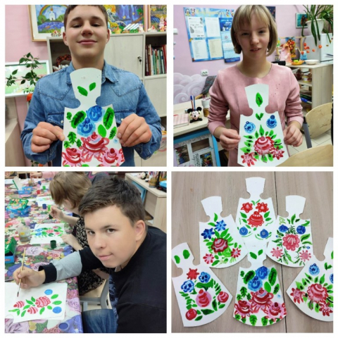 Городецкая роспись