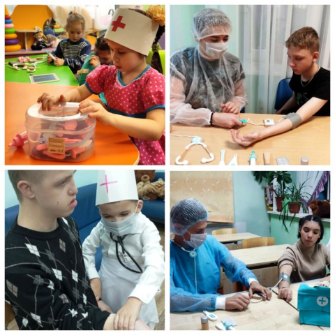 Игра  в больницу