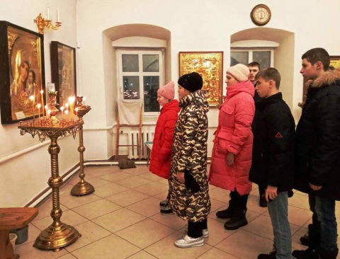На праздник Крещения