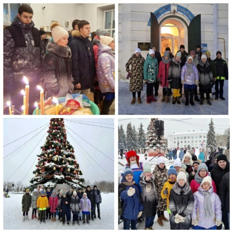 Отметили Рождество