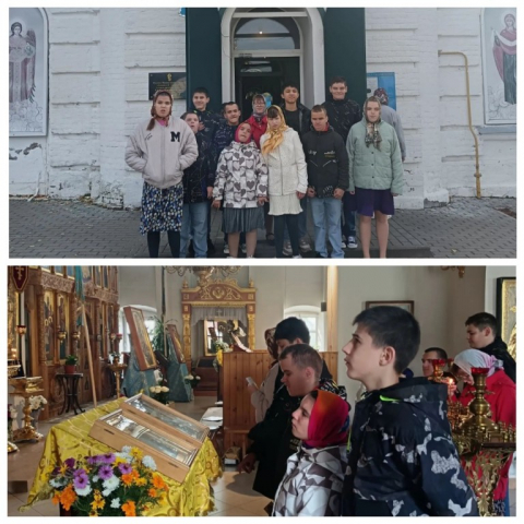 Побывали на праздничной службе