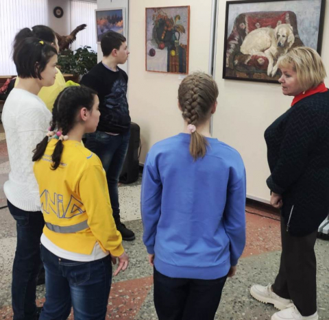 Побывали на вернисаже