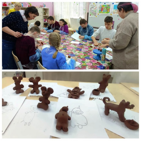 Работаем с глиной