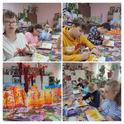 Рисуем в технике пуантилизм