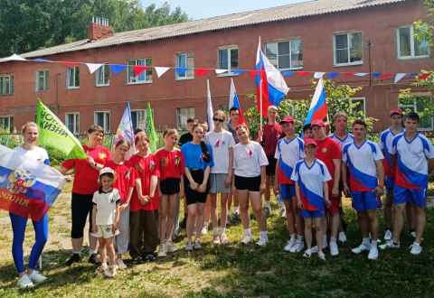Участники патриотического забега