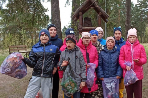 Участники Всероссийского субботника