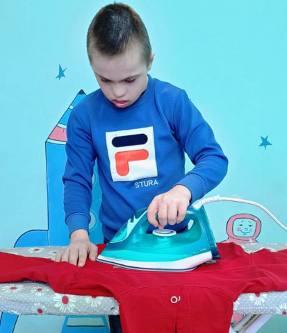 Учимся гладить белье