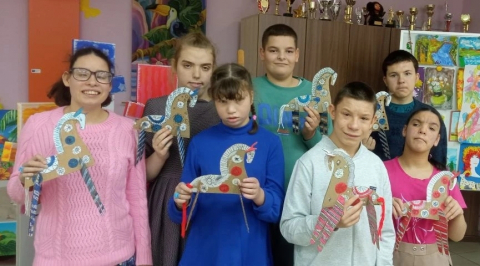 В мастерской Деда Мороза