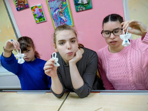 В творческой мастерской