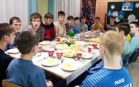 Вкусно и весело встретили год