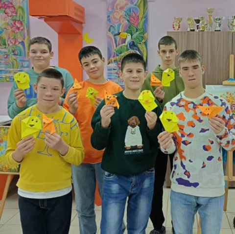 Зверушки в технике оригами