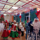 На новогоднем празднике в ДК
