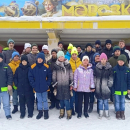На новогоднем представлении