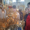 Побывали на праздничной службе