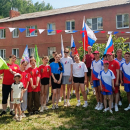 Участники патриотического забега