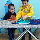 Учимся гладить белье